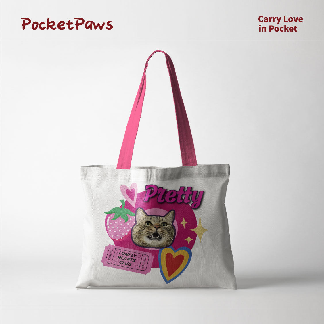 Designer Pet Tote Bag - Custom Photo  Bag