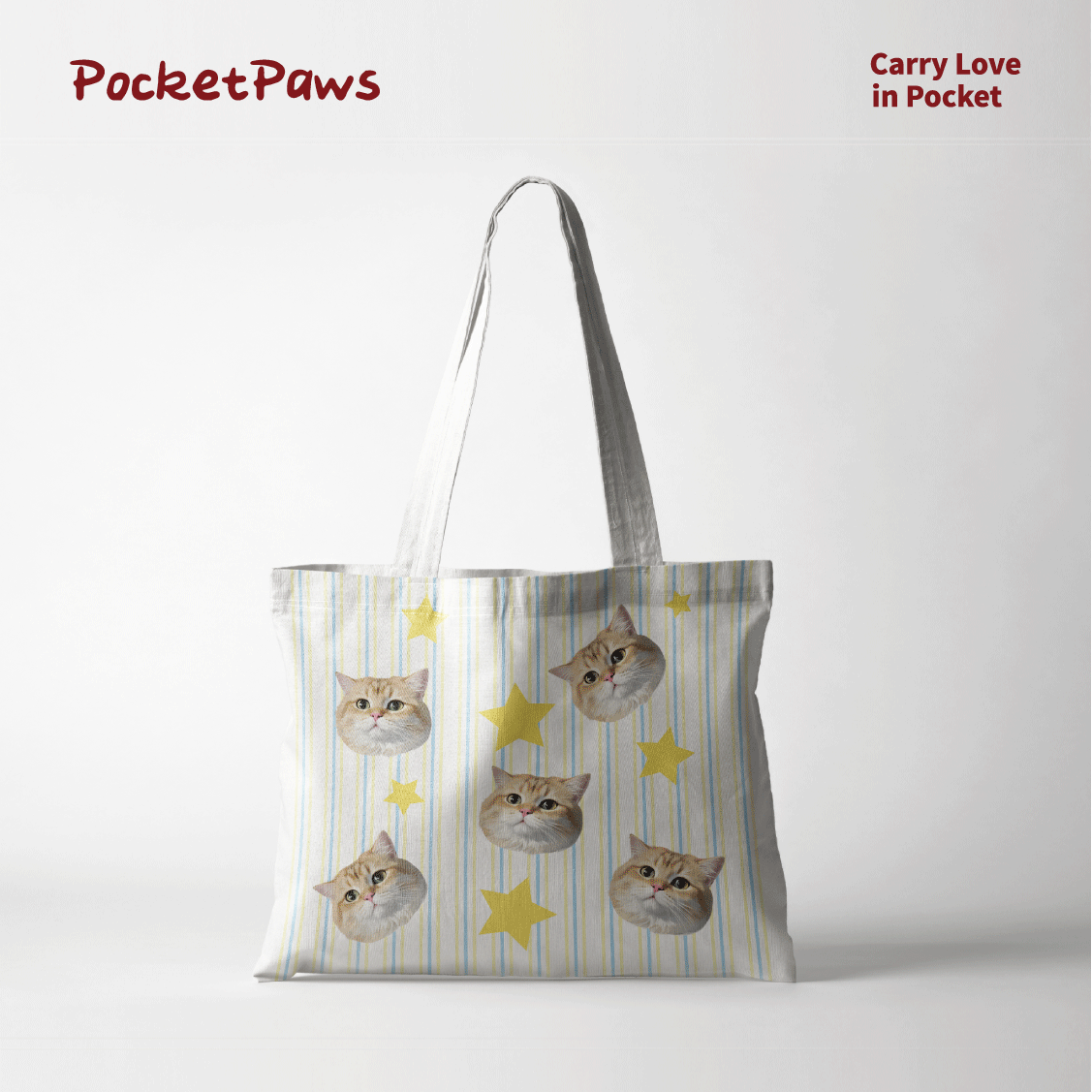Designer Pet Tote Bag - Custom Photo  Bag